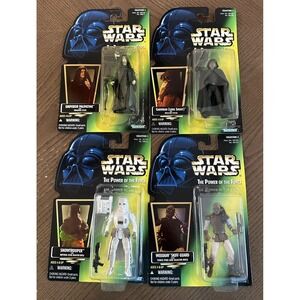 4 Vintage Star Wars Death Star Gunner Figure Power Of The Force Collection 3